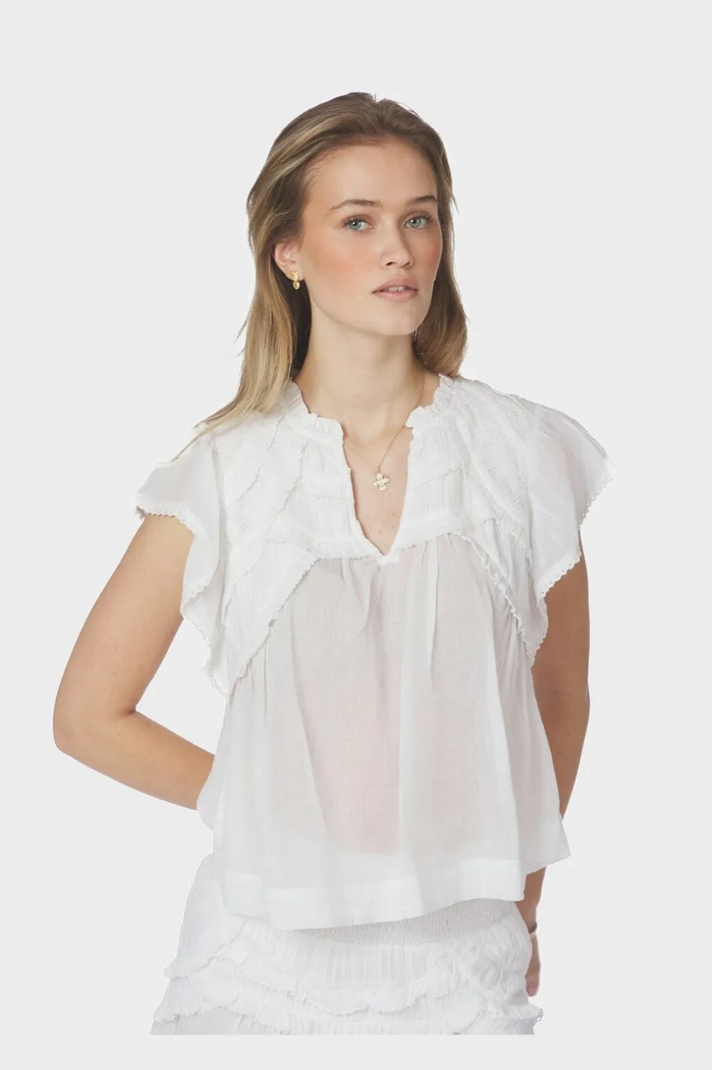 Nnfayler S Voile Top 169327