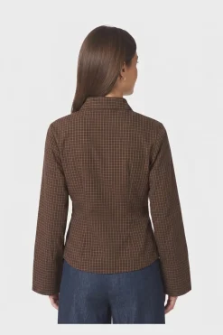 Nnfenli Small Check Shirt 170086