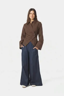 Nnfenli Small Check Shirt 170086