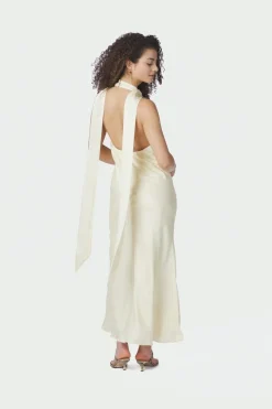 Nnfiona Pattern Satin Dress 168367
