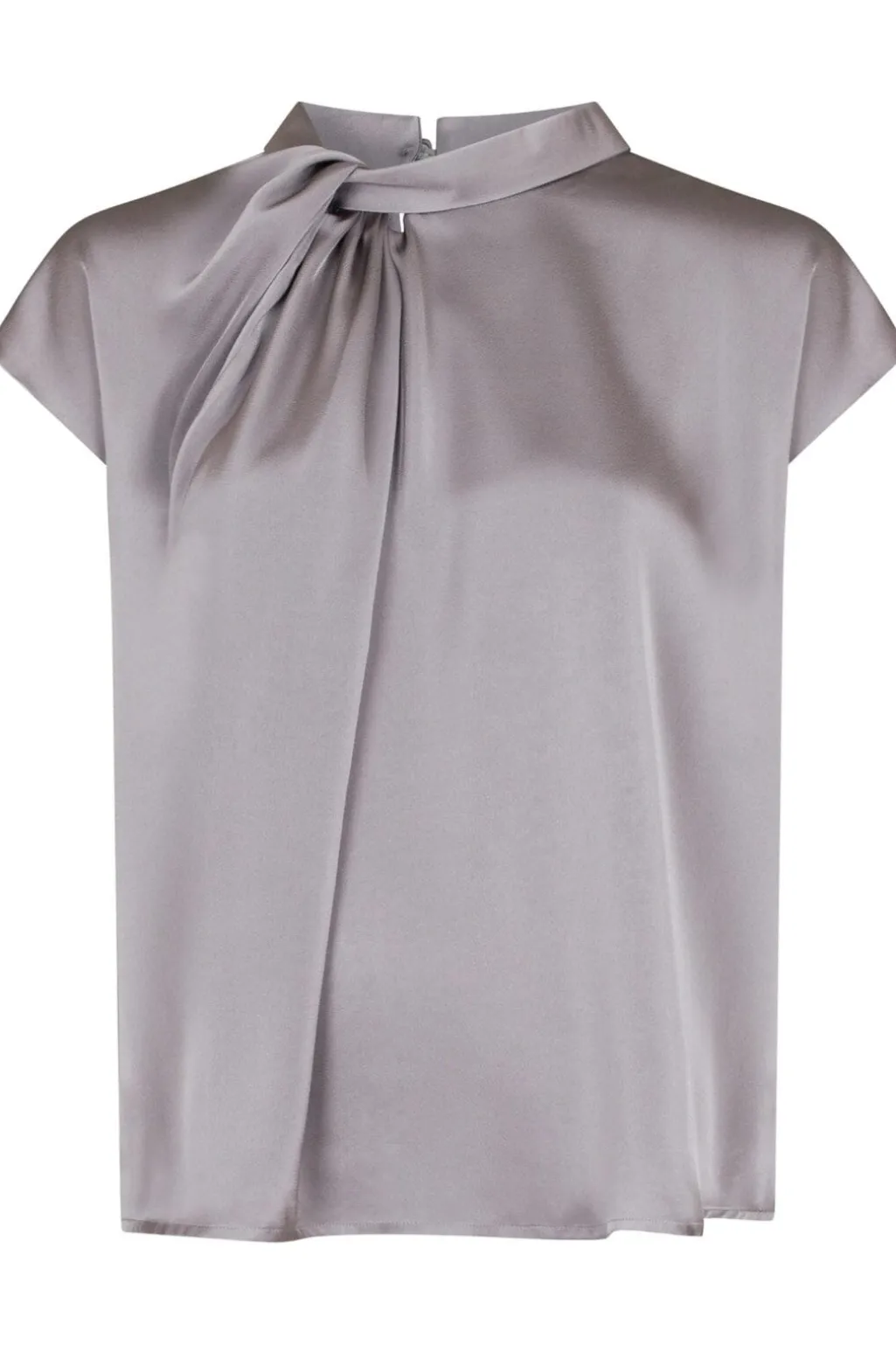 Nnfleur Drapy Satin Blouse