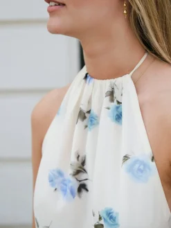 Nngabina Faded Flower Dress 168813
