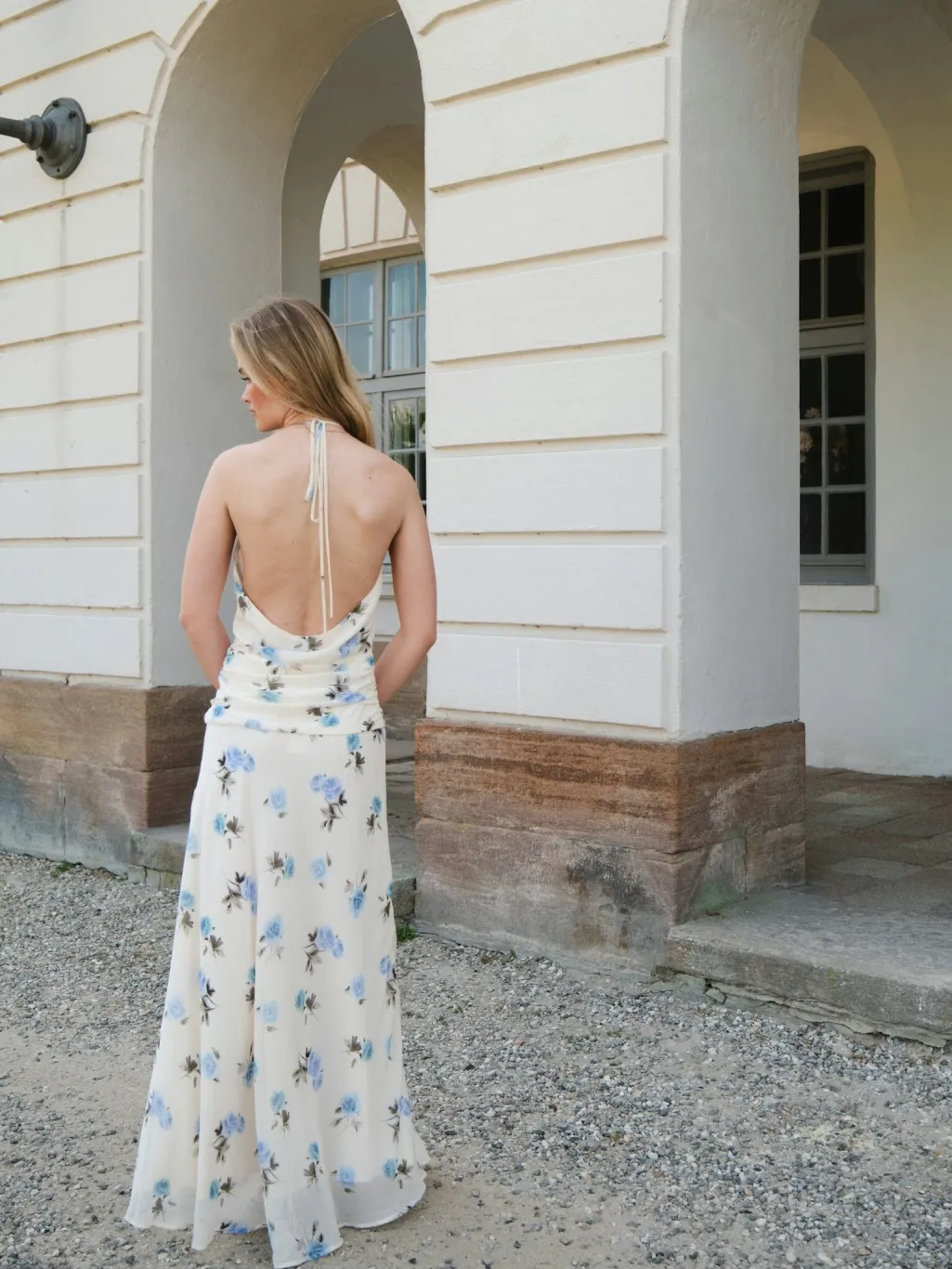 Nngabina Faded Flower Dress 168813