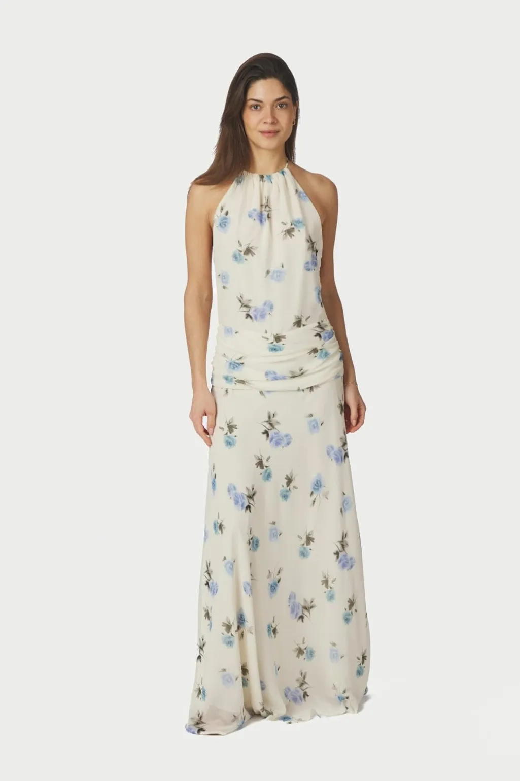 Nngabina Faded Flower Dress 168813