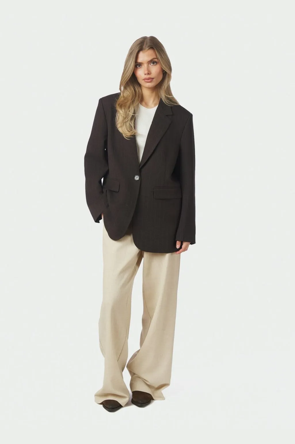 Nngaby Pinstripe Blazer 168204