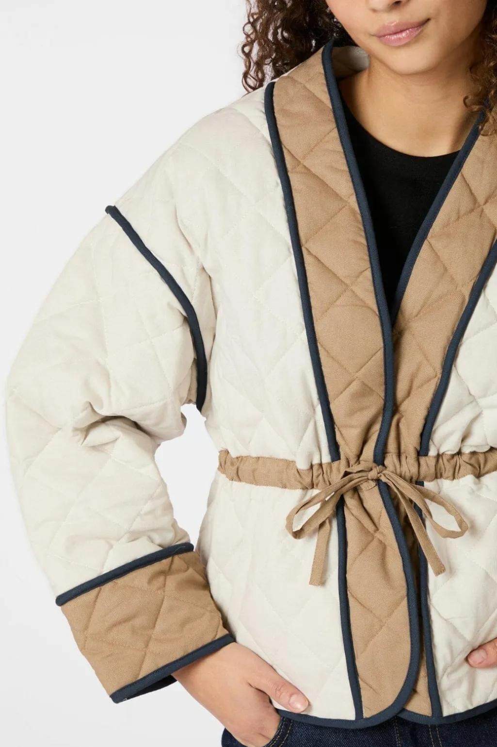 Nngerdi Solid Quilt Jacket 164871