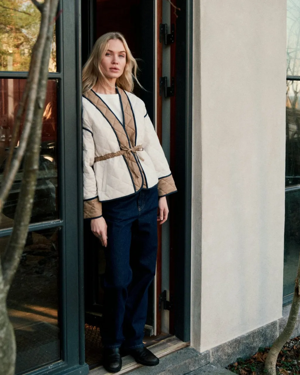 Nngerdi Solid Quilt Jacket 164871