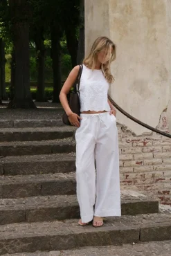 Nnheifa Embroidery Pants 169114