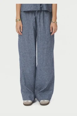 Nnheifa Emb Stripe Pants 168372