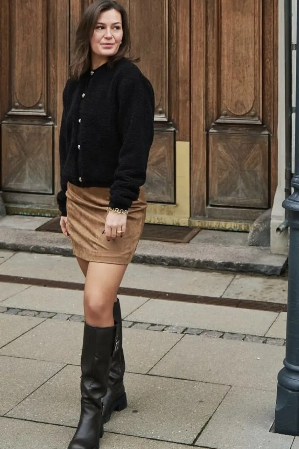Nnhemie Faux Suede Skirt 164554