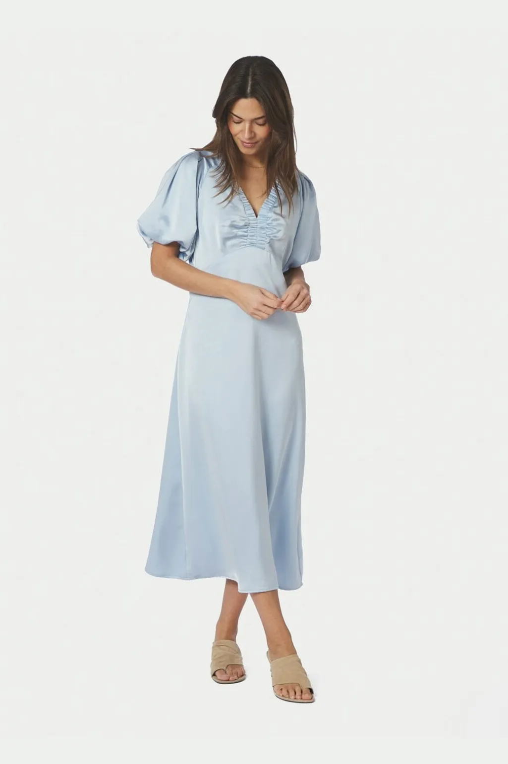 Nnillana Heavy Sateen Dress 162521