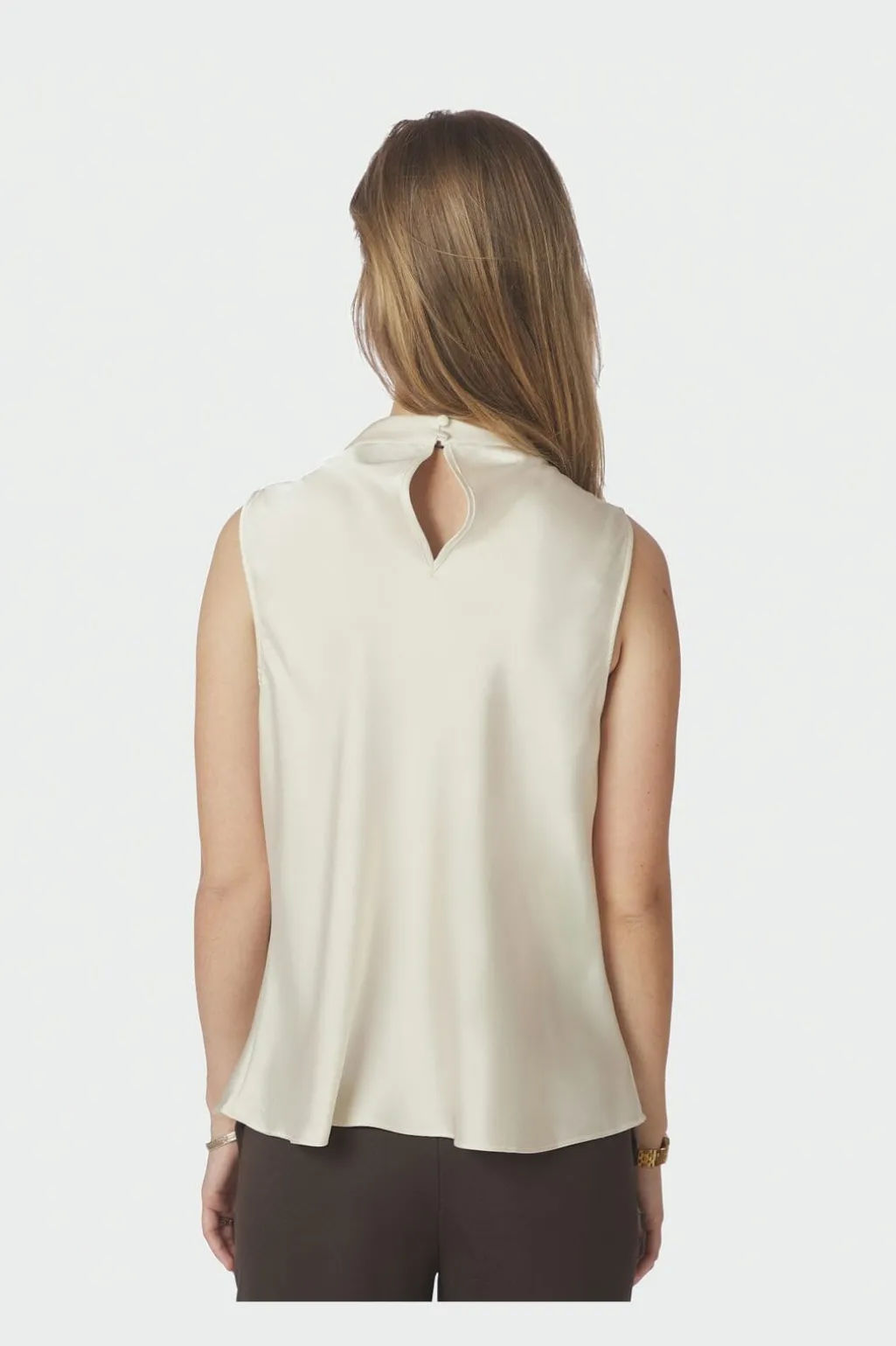 Nnisola Drapy Satin Top 167873
