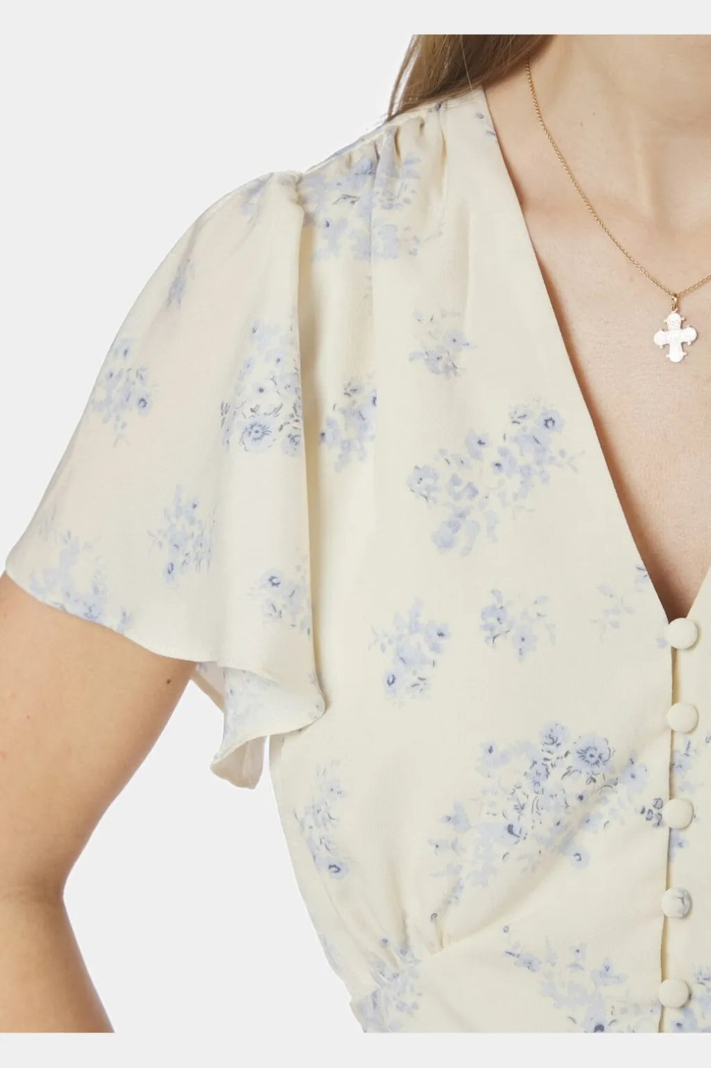 Nnjasmin Delicate Flower Blouse 168873