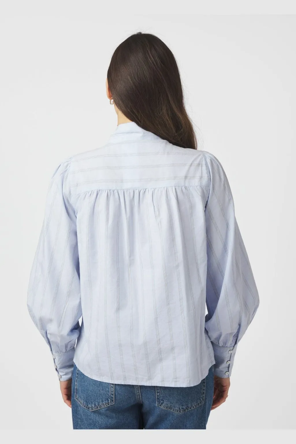 Nnjaz Bow Stripe Blouse 166718