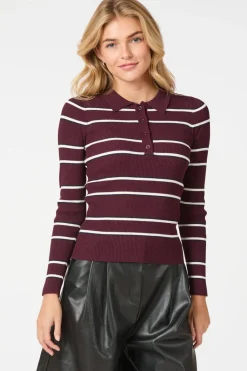 Nnjillan Polo Knit Blouse 164431