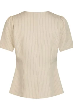 Nnjules Pinstriped Blouse 164812