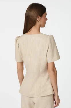 Nnjules Pinstriped Blouse 164812