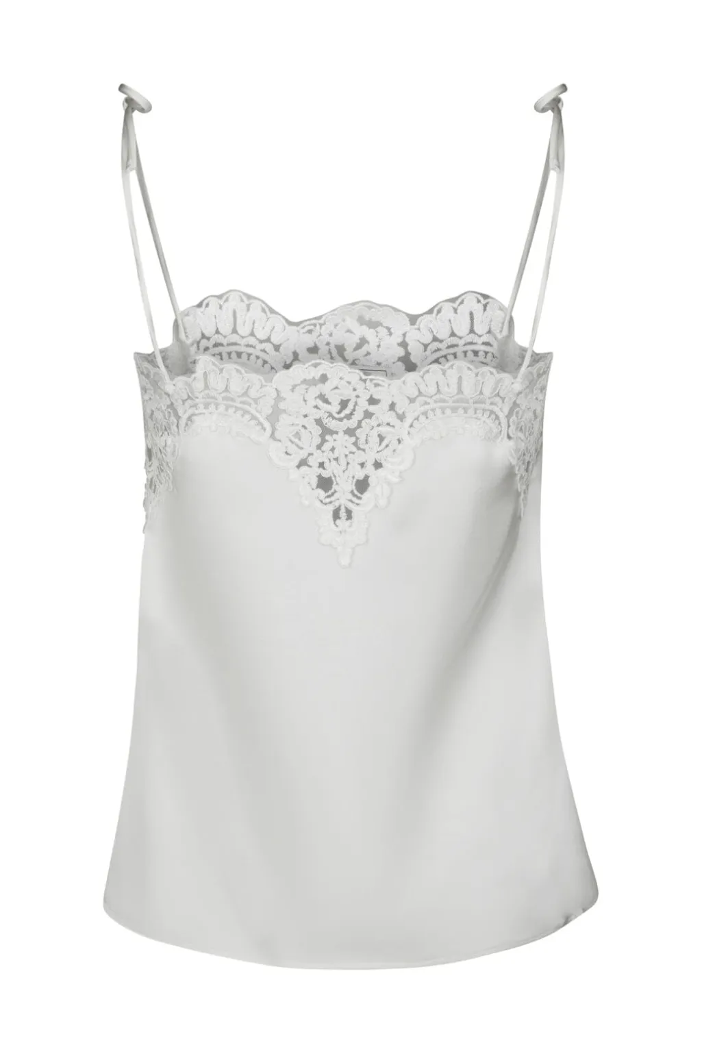 Nnkaela Heavy Sateen Lace Top 168290