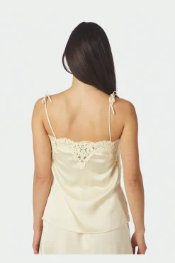 Nnkaela Heavy Sateen Lace Top 168290