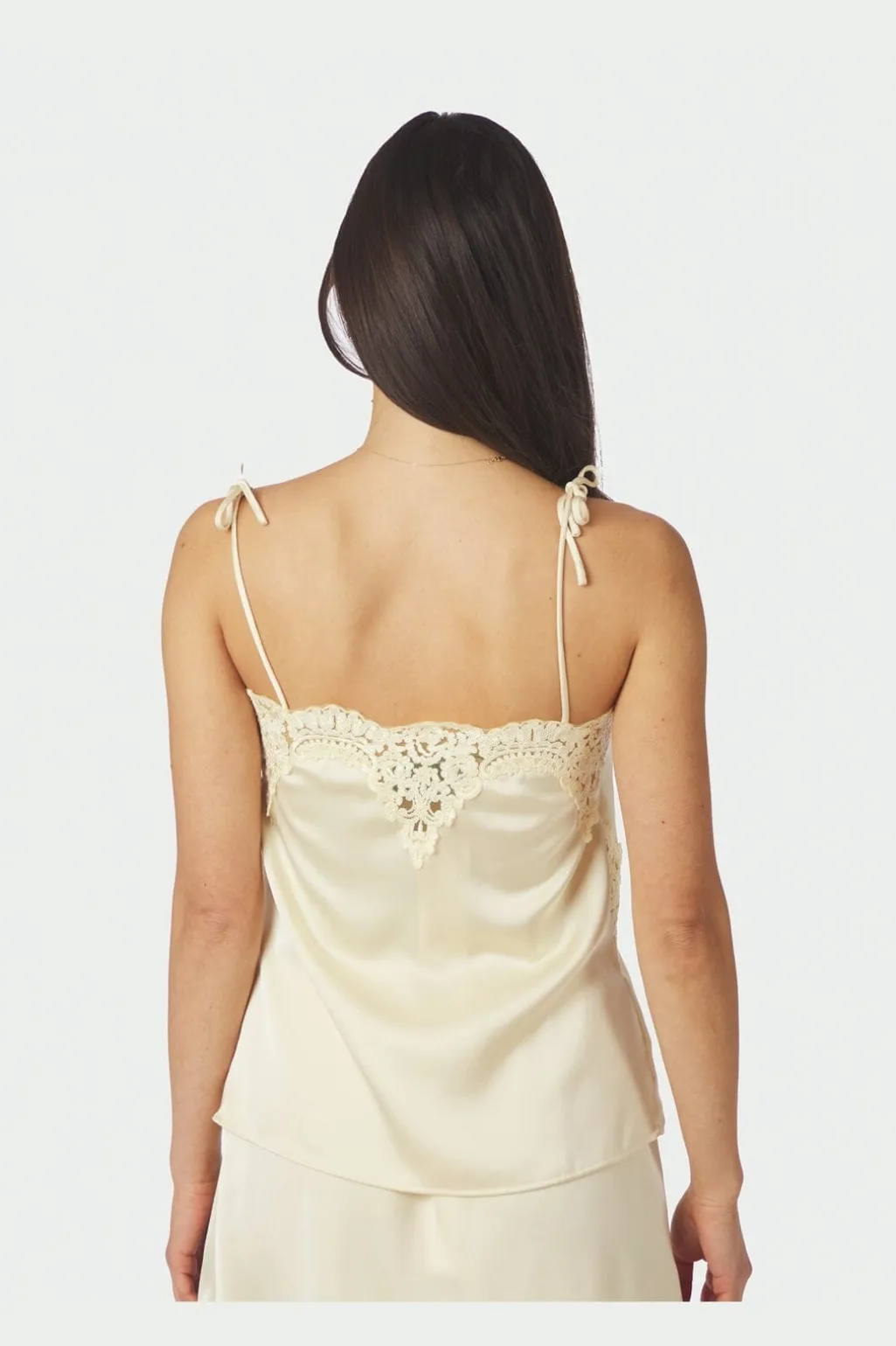 Nnkaela Heavy Sateen Lace Top 168290