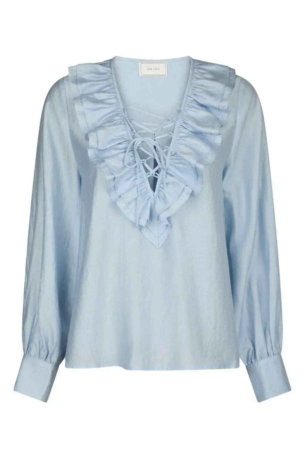 Nnkatarina Crepe Ruffle Blouse 166497