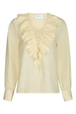 Nnkatarina Crepe Ruffle Blouse 166497