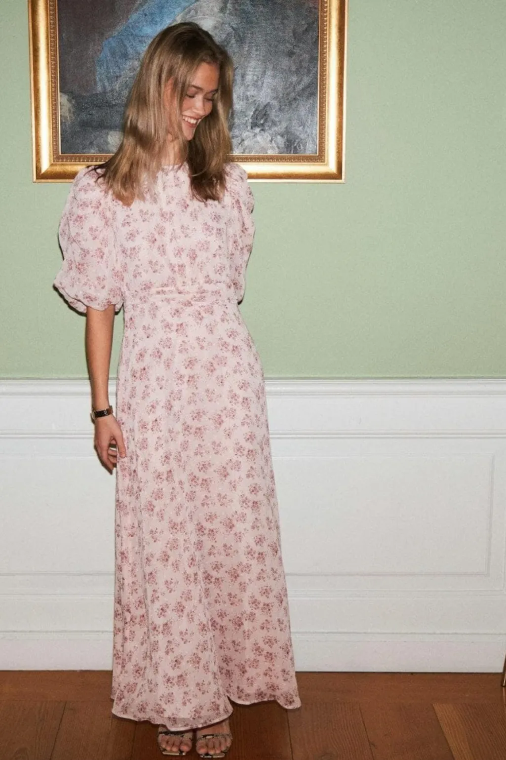 Nnkikka Chiffon Flower Dress 167915