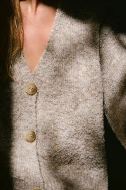 Nnlavanda Boucle Knit Cardigan 164894