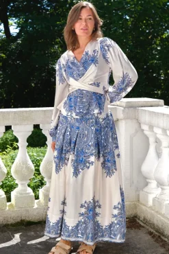 Nnlenni Paisley Border Skirt 166205