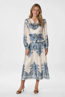 Nnlenni Paisley Border Skirt 166205