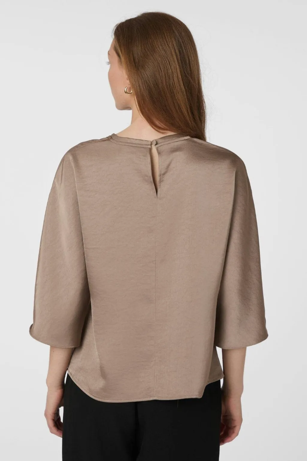 Nnliora Heavy Sateen Blouse 165567