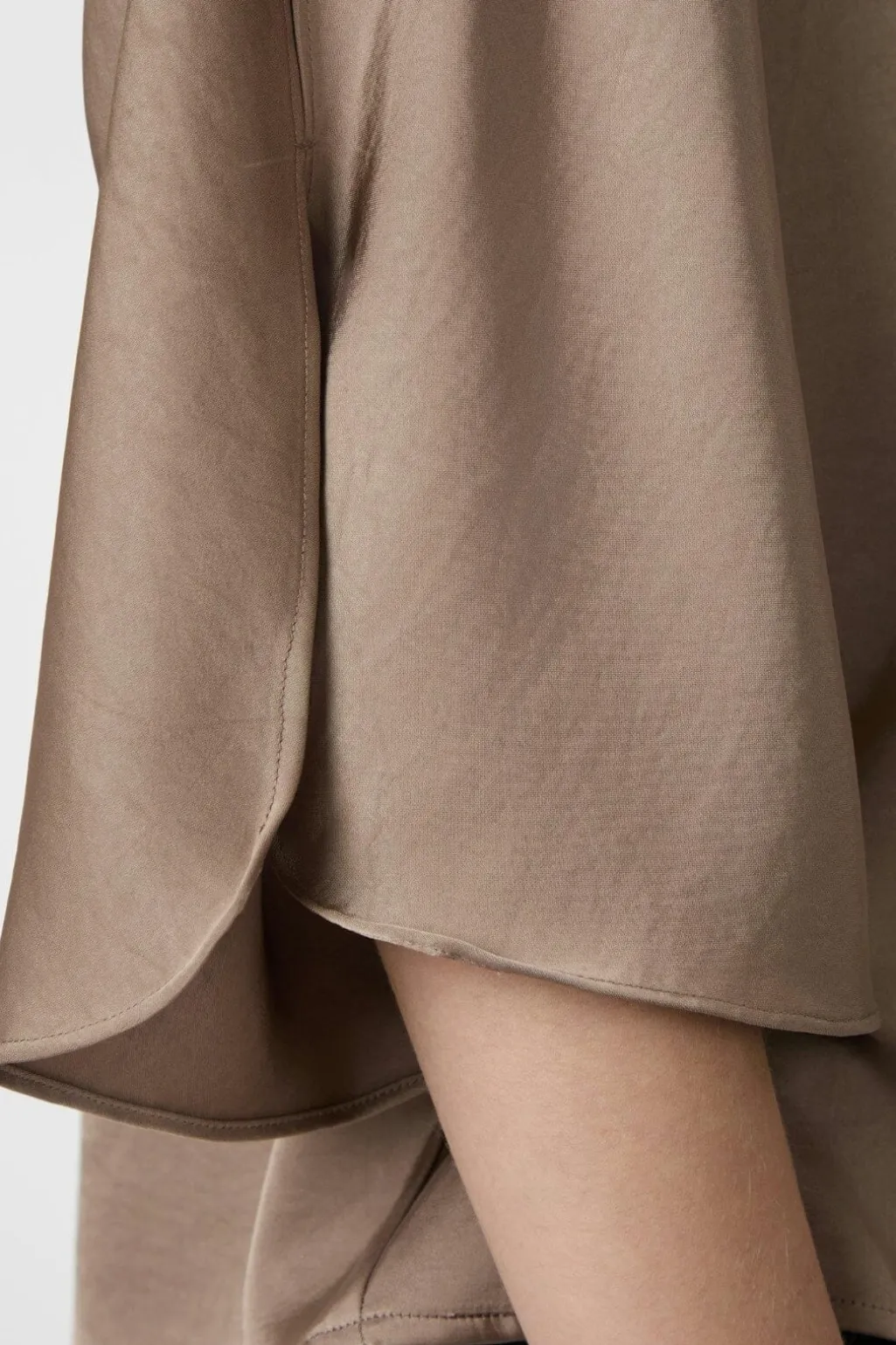 Nnliora Heavy Sateen Blouse 165567