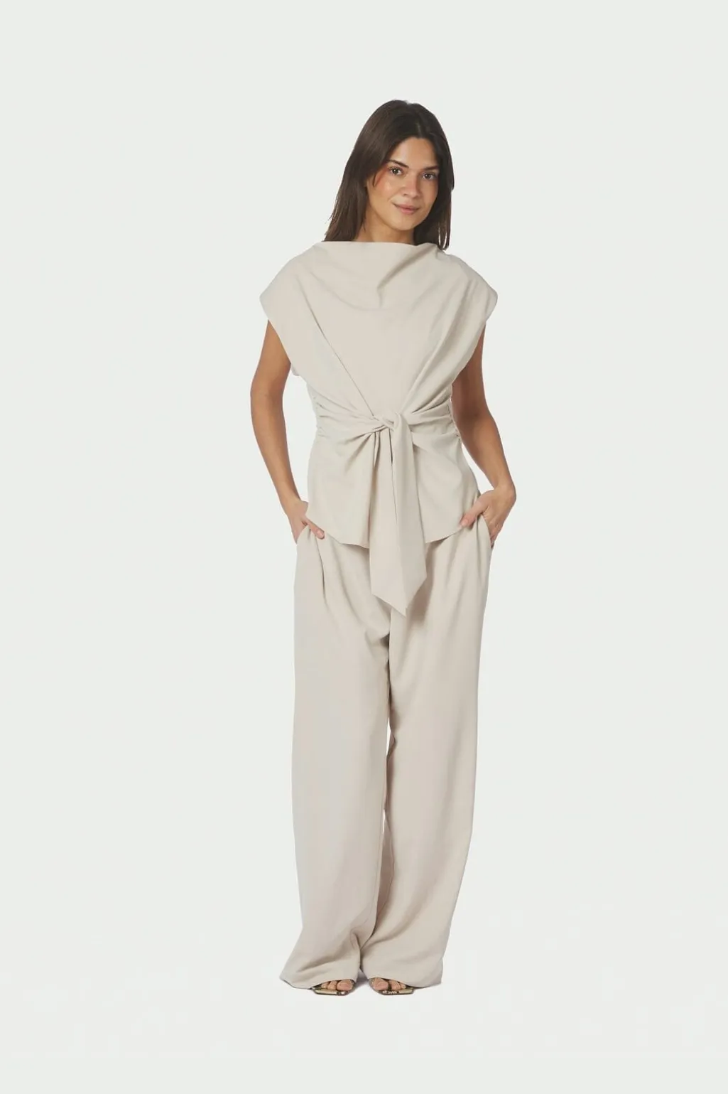 Nnlunet Crepe Pants 168084