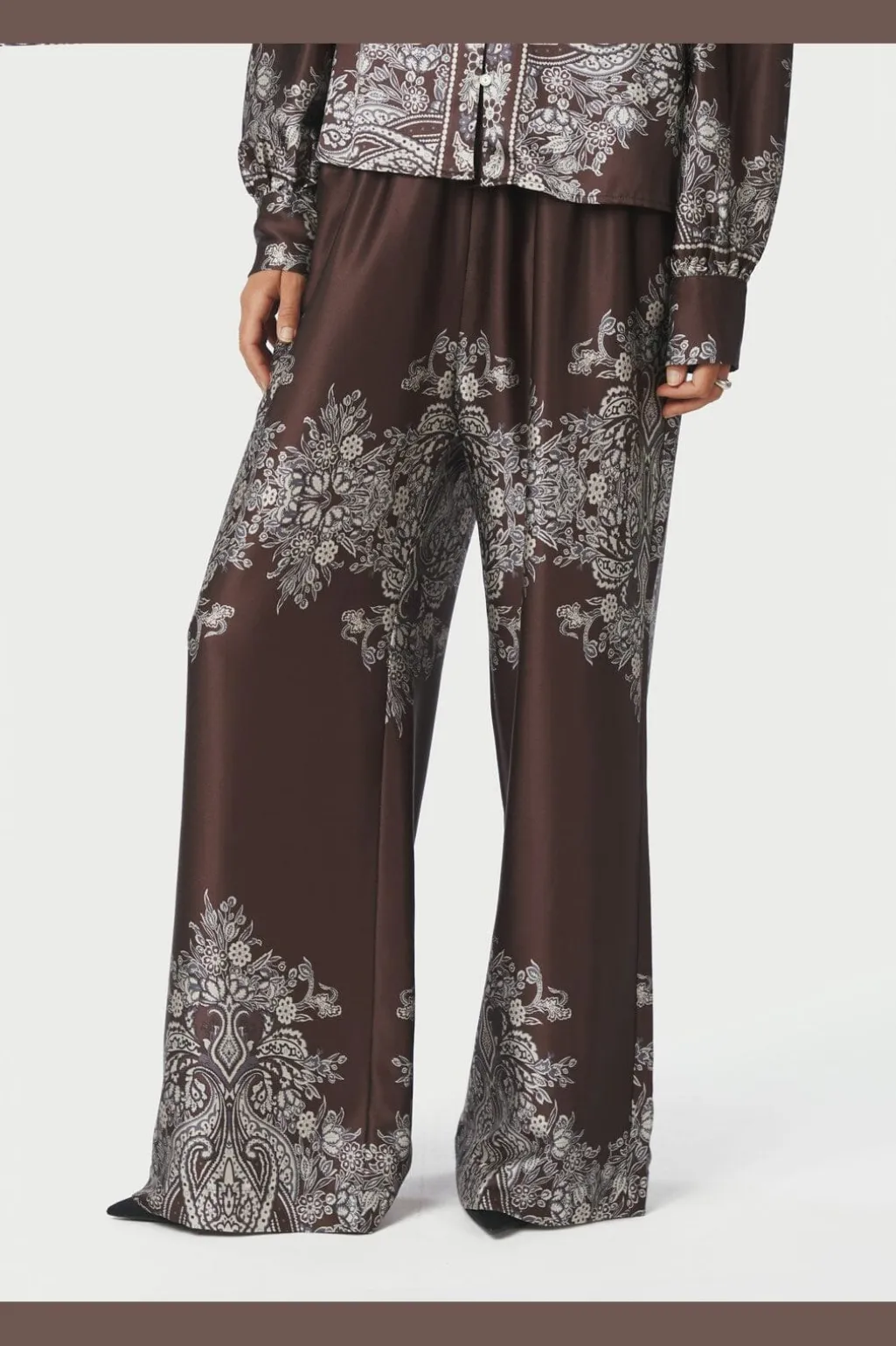 Nnlunet Paisley Border Pants 167274