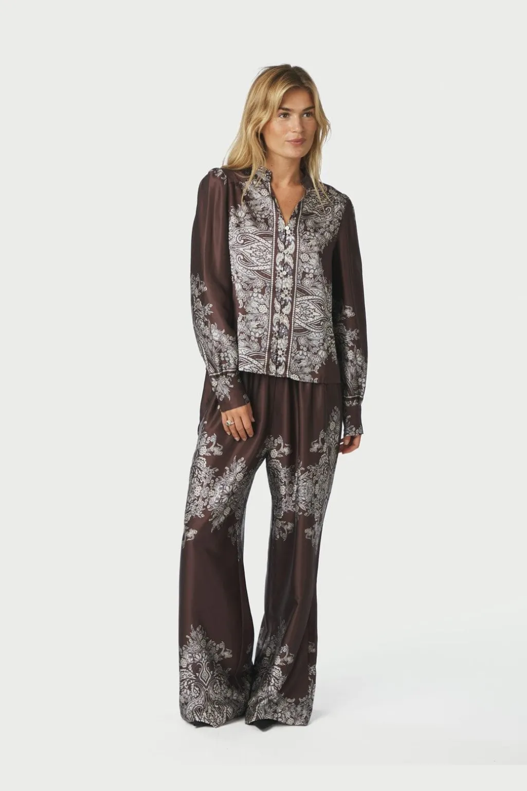 Nnlunet Paisley Border Pants 167274