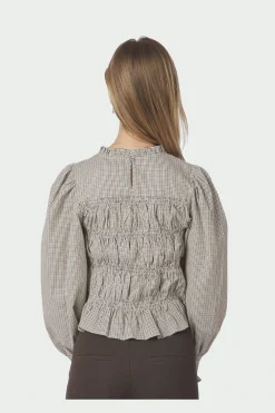 Nnmarcia Check Blouse 166893