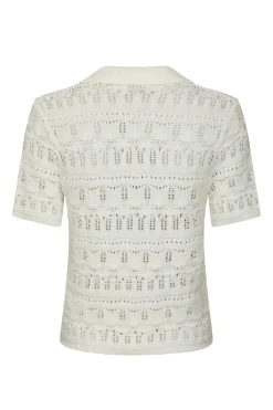 Nnmarisini Stitch Polo Knit Top 165940