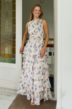 Nnmarli Amazing Chiffon Rose Dress 167706