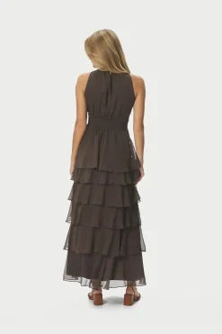 Nnmarli Solid Chiffon Dress 165640