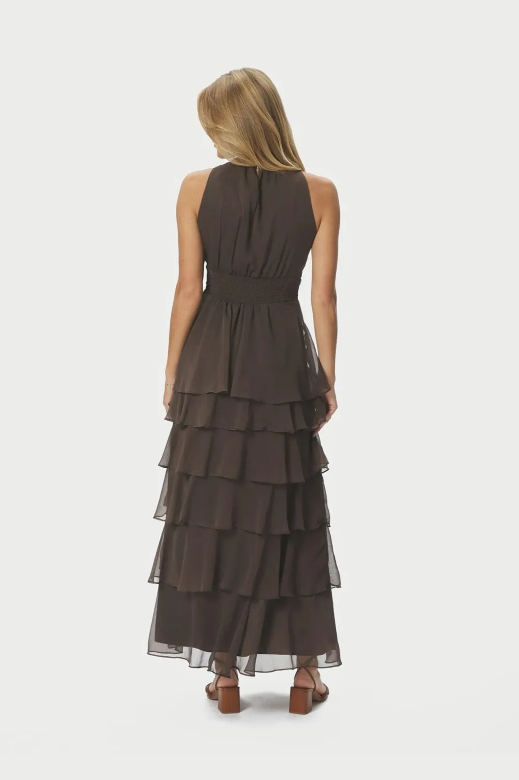 Nnmarli Solid Chiffon Dress 165640