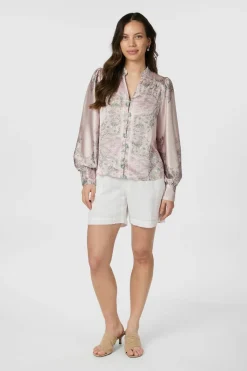 Nnmassima Paisley Border Blouse 160960