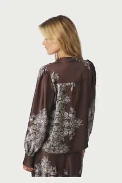 Nnmassima Paisley Border Blouse 160960