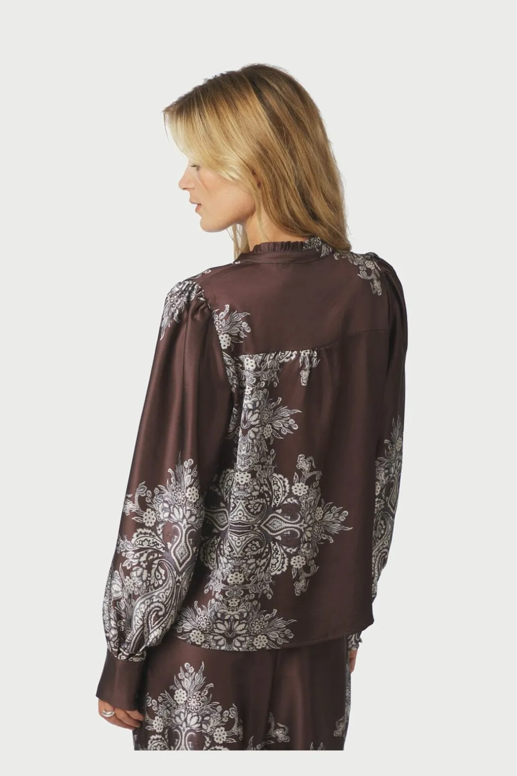 Nnmassima Paisley Border Blouse 160960