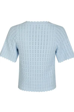 Nnmeiko Solid Knit Blouse 164706