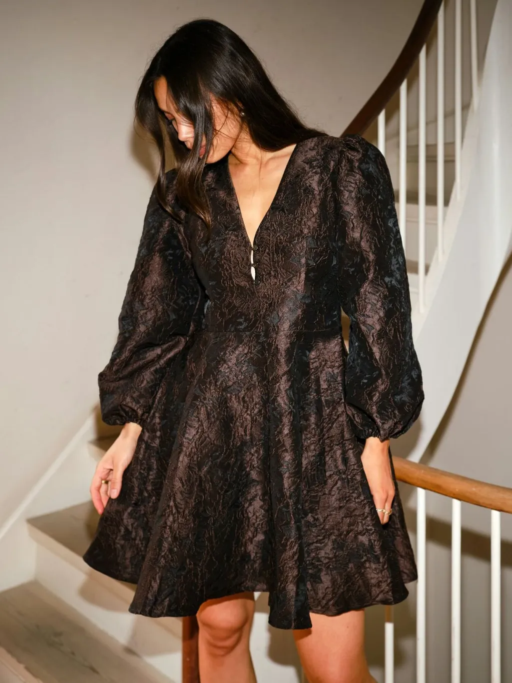 Nnmilly Brocade Dress 167188