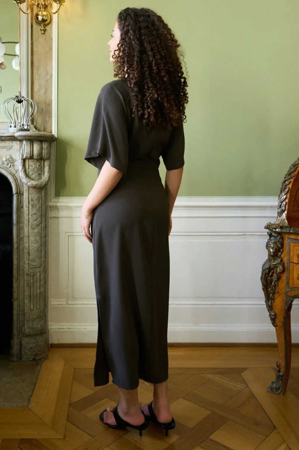 Nnmiloine Drape Dress 166132