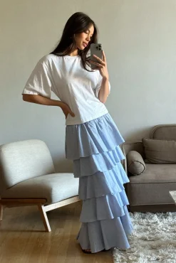 Nnmorris Mini Stripe Skirt 169651