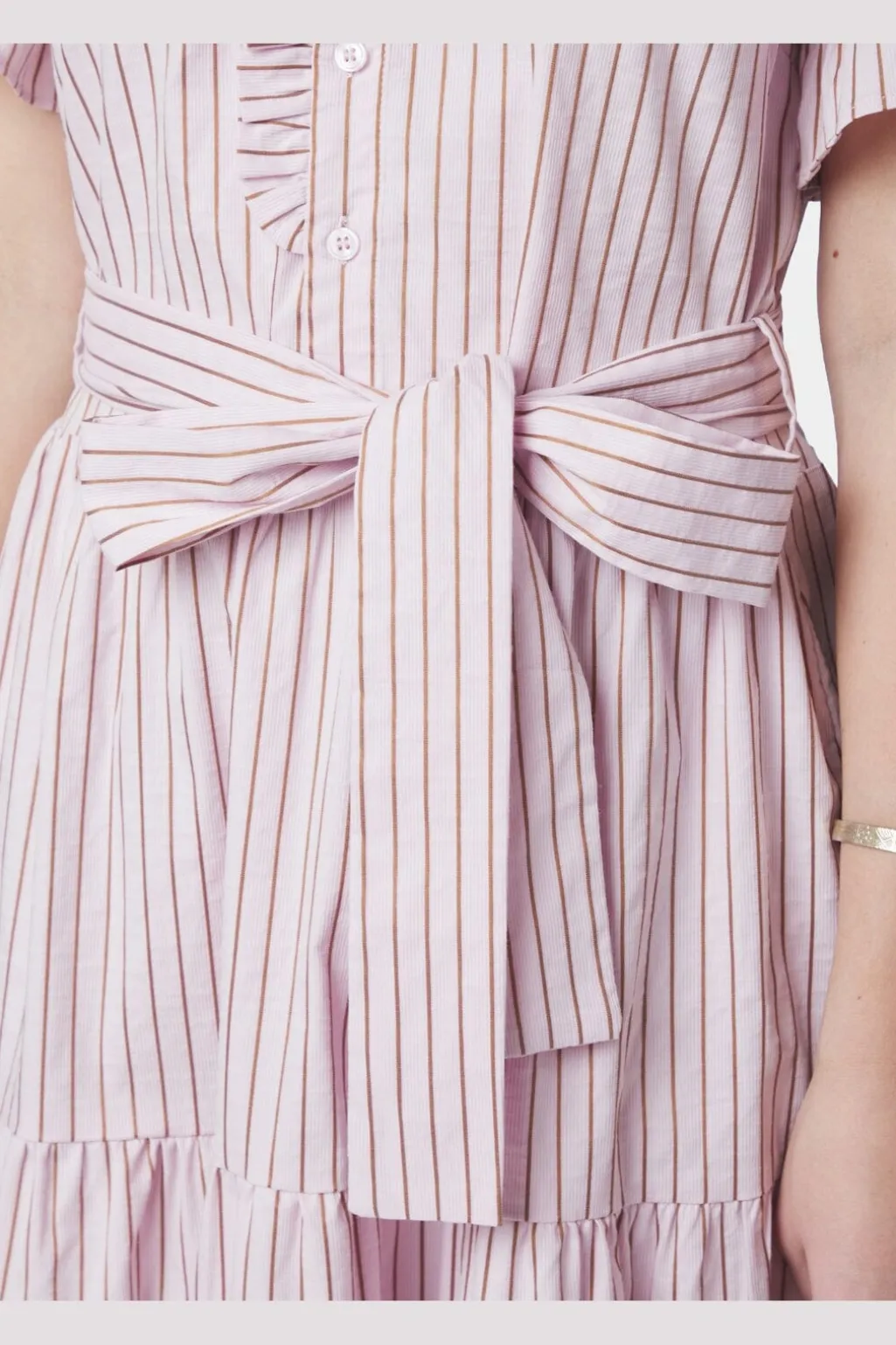Nnnessie Structure Stripe Dress 169739