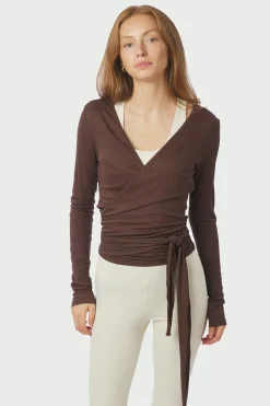 Nnnia Jersey Wrap Blouse 165501