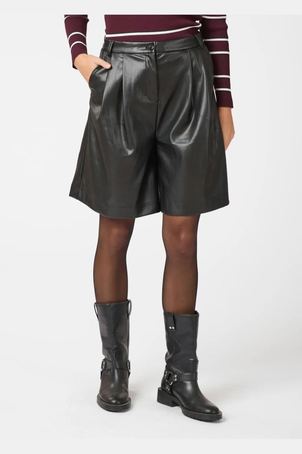 Nnnika Bermuda Pu Shorts 164147